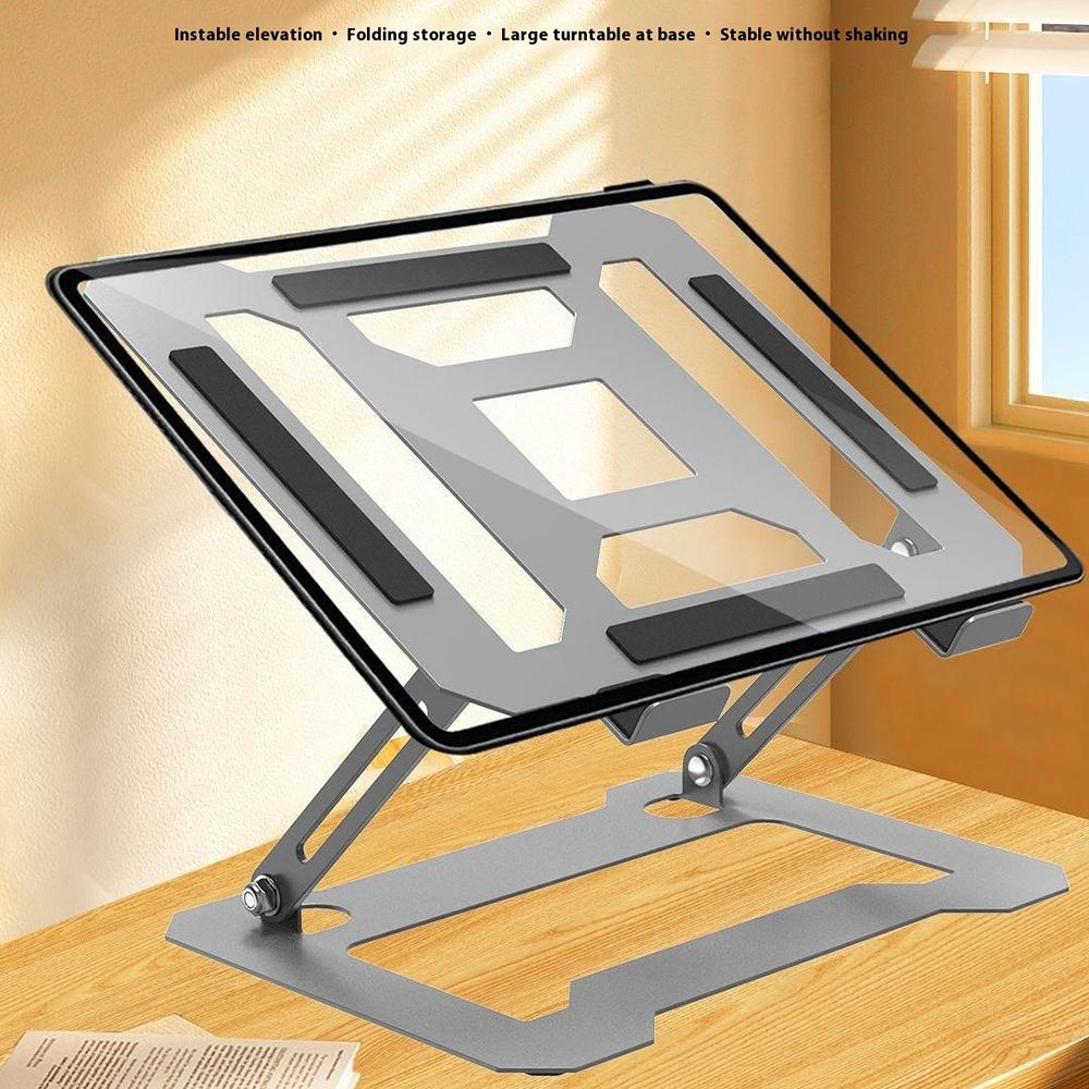 GFS13-TT Foldable Desktop Stand for Laptop Carbon Steel Adjustable Height Notebook Bracket Silver
GFS13-TT Foldable Desktop Stand for Laptop Carbon Steel Adjustable Height Notebook Bracket Silver