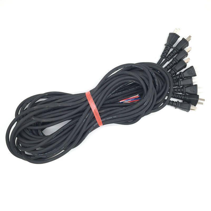 Electric Drill Angle Grinder Impact Drill Power Cord - Pure Copper, Two-Core, Sheathed Soft Cord with Plug Black Soft Rubber 0.75 sq mm (10 pcs) ~1.5 meters
Electric Drill Angle Grinder Impact Drill Power Cord - Pure Copper, Two-Core, Sheathed Soft Cord with Plug Black Soft Rubber 0.75 sq mm (10 pcs) ~1.5 meters