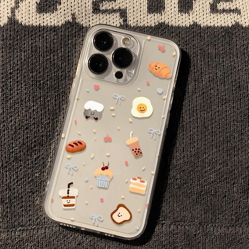 Transparent Dessert Coffee Phone Case for Apple iPhone 13/14/15 Pro Max, 7/8 Plus, XS with Precise Cutouts iPhone 16 Pro Max
Transparent Dessert Coffee Phone Case for Apple iPhone 13/14/15 Pro Max, 7/8 Plus, XS with Precise Cutouts iPhone 16 Pro Max