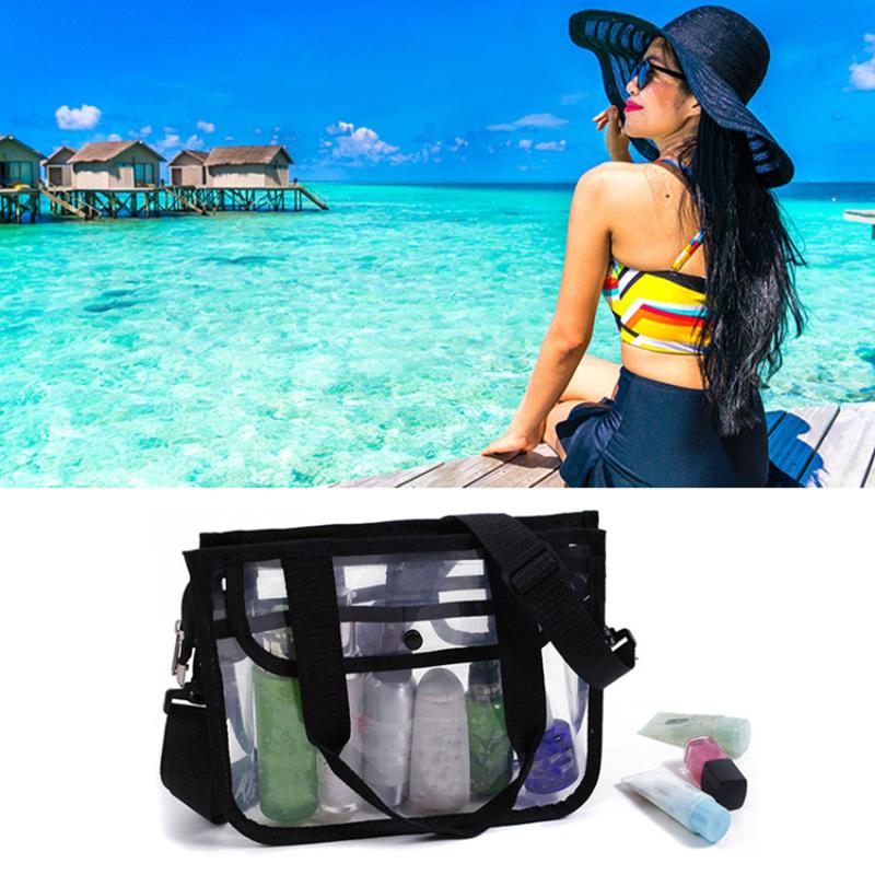 Clear EVA Bag Makeup Cosmetic Toiletry Organizer Tote Bag Waterproof Handbag for Travel,Swimming,Gym Type A
Clear EVA Bag Makeup Cosmetic Toiletry Organizer Tote Bag Waterproof Handbag for Travel,Swimming,Gym Type A