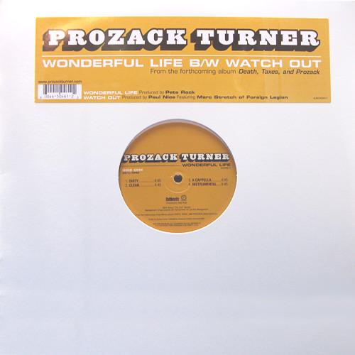 12inch Record PROZACK TURNER - Wonderful Life / Watch Out B000089811 DreamWorks Reco 2003 US Rap & Hip-Hop/R&B Used
12inch Record PROZACK TURNER - Wonderful Life / Watch Out B000089811 DreamWorks Reco 2003 US Rap & Hip-Hop/R&B Used
