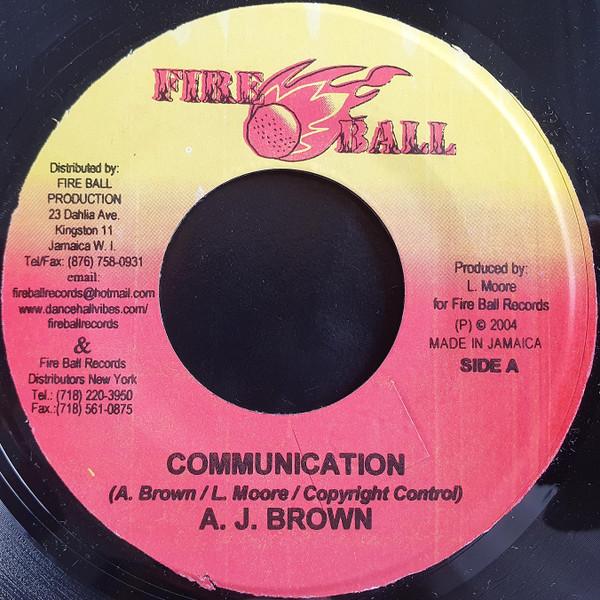7inch Record A. J. BROWN / LOUIE CULTURE - Communication / Gun Gun NONE Fire Ball Recor 2004 Jamaica Reggae, Ska & Dub Used
7inch Record A. J. BROWN / LOUIE CULTURE - Communication / Gun Gun NONE Fire Ball Recor 2004 Jamaica Reggae, Ska & Dub Used
