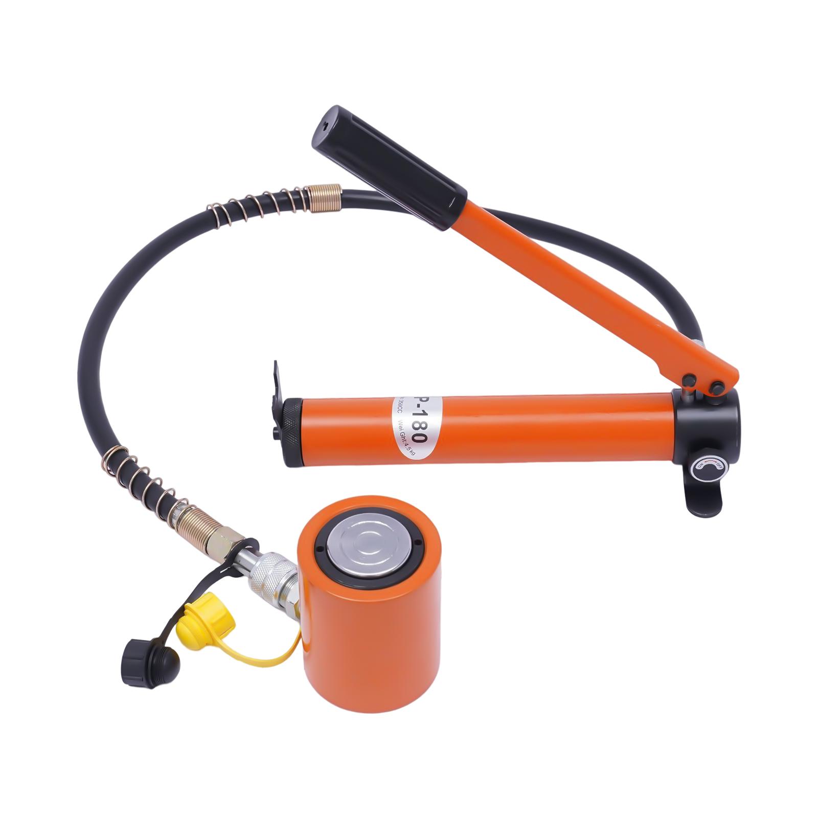 20T Hydraulic Cylinder Jack Porta Power Ram 0.512 Stroke Mini Single Acting Lifting Cylinders with Hydraulic Hand Pump помаранчевий
20T Hydraulic Cylinder Jack Porta Power Ram 0.512 Stroke Mini Single Acting Lifting Cylinders with Hydraulic Hand Pump помаранчевий