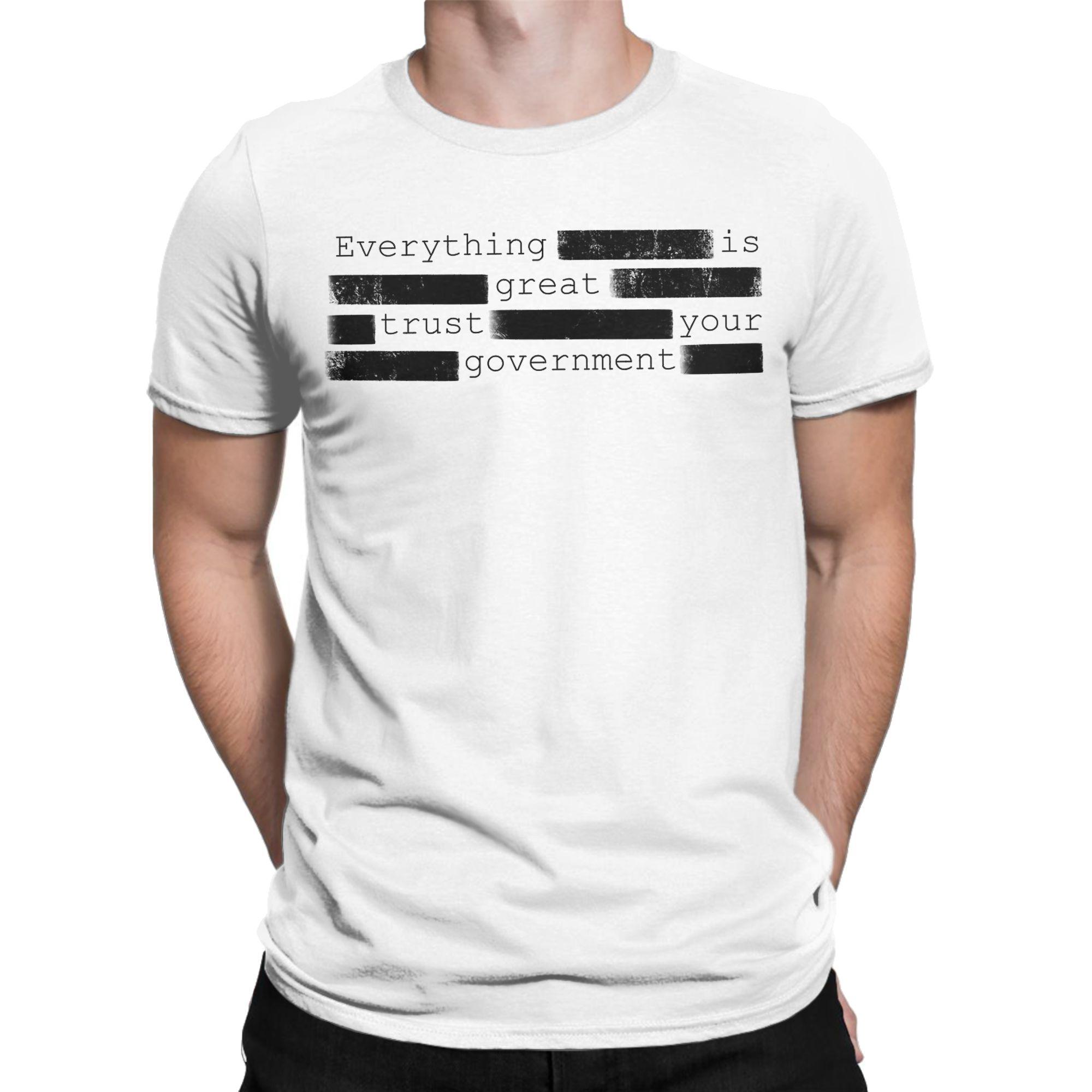 Everything Is Fine Trust Your GovernUnisext Merch Unisex Women T Shirts Cotton Tee Graphic Printing Tshirt Clothes M
Everything Is Fine Trust Your GovernUnisext Merch Unisex Women T Shirts Cotton Tee Graphic Printing Tshirt Clothes M