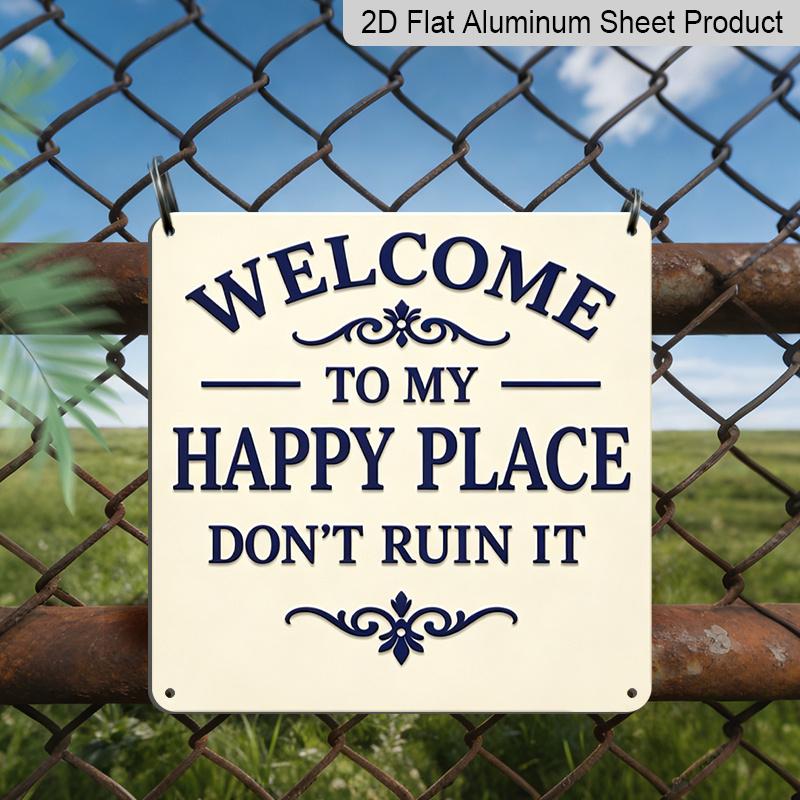 2D Flat, 1pc Vintage Welcome Sign - Humorous Retro Metal Wall Plaque Square Outdoor/ Decoration Suitable for Home Entry, Housewarming Gift & Rustic 20*20cm
2D Flat, 1pc Vintage Welcome Sign - Humorous Retro Metal Wall Plaque Square Outdoor/ Decoration Suitable for Home Entry, Housewarming Gift & Rustic 20*20cm
