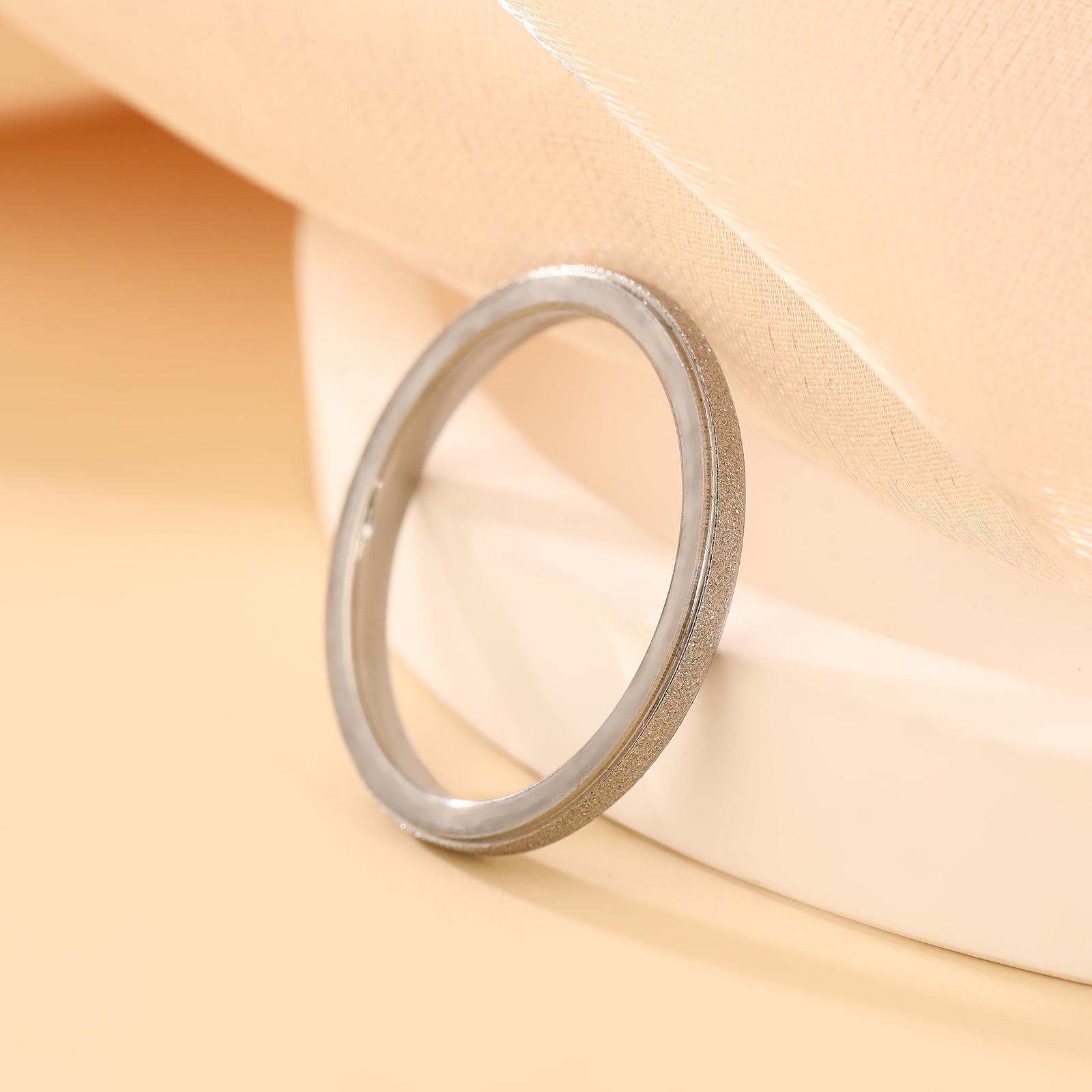 Matte Stainless Steel Gold Color Ring Women Men Minimalist Trendy Rings Couple Zircon Wedding Gift Wholesale 6
Matte Stainless Steel Gold Color Ring Women Men Minimalist Trendy Rings Couple Zircon Wedding Gift Wholesale 6