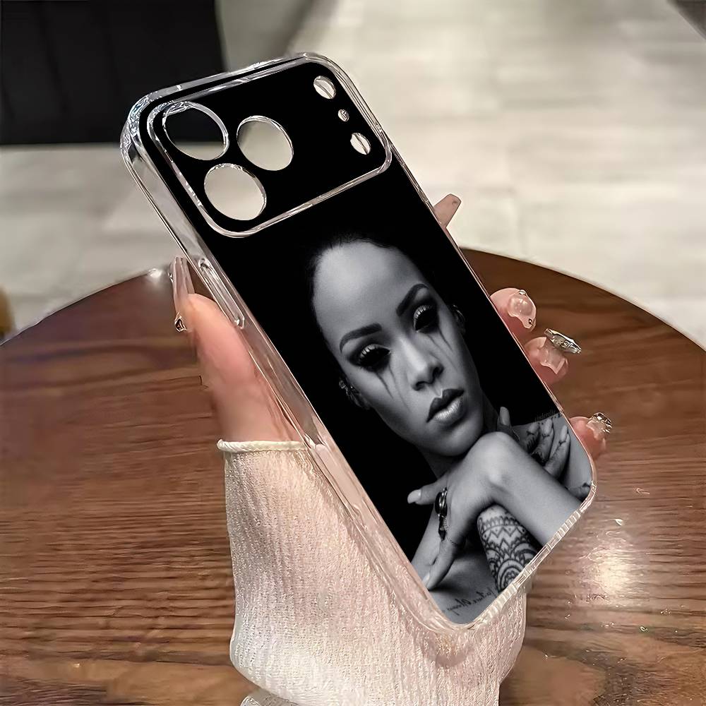 Singer R-Rihanna Phone Case For iPhone 17 16 15 14 13 12 11 Mini Pro Max Plus Transparent Cover iPhone16promax
Singer R-Rihanna Phone Case For iPhone 17 16 15 14 13 12 11 Mini Pro Max Plus Transparent Cover iPhone16promax