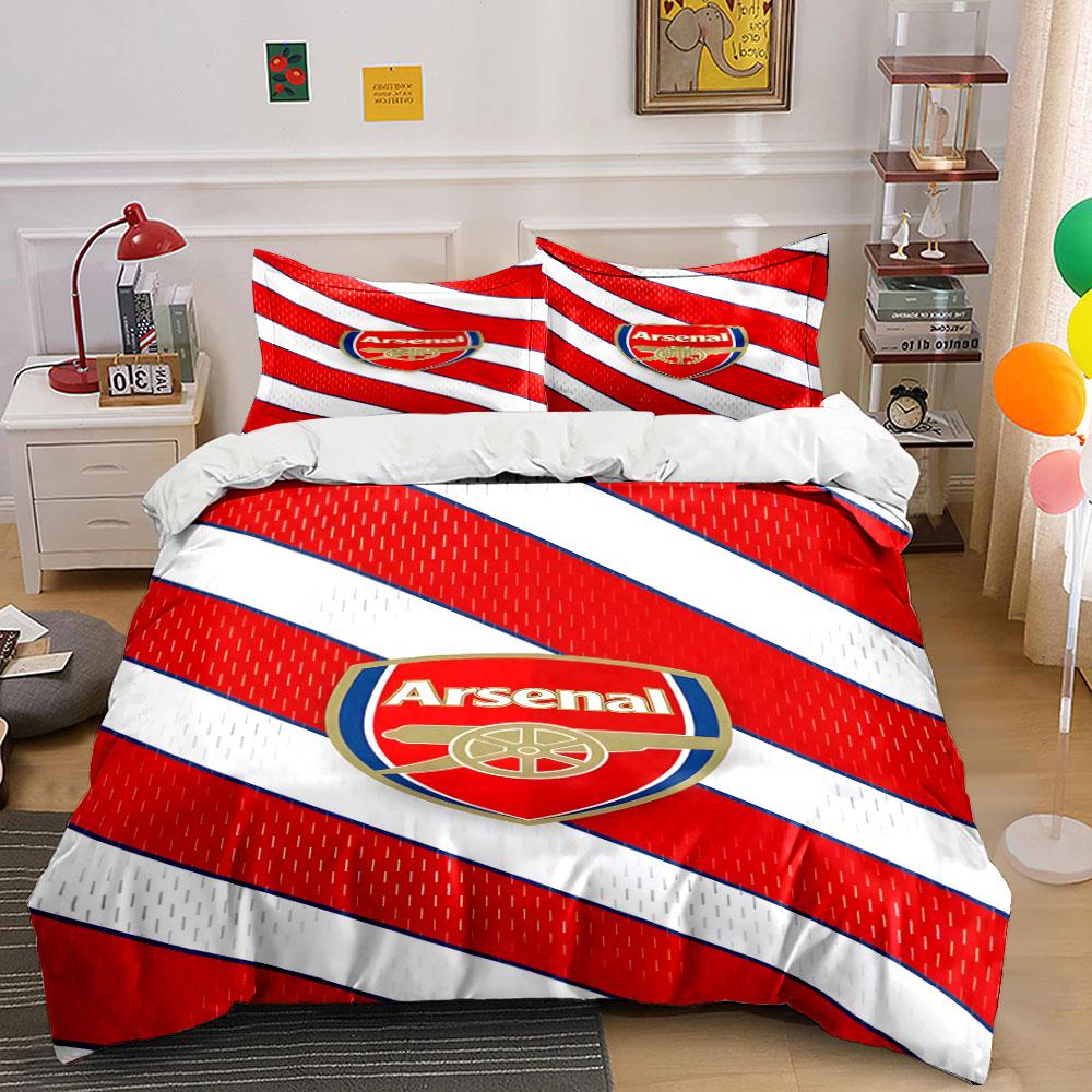 Red stripes, Arsenal logo. Bedding sets Duvet cover sets Duvet covers Pillowcases(1 * Duvet Cover 2 * Pillowcases without duvet insert) 135x200cm
Red stripes, Arsenal logo. Bedding sets Duvet cover sets Duvet covers Pillowcases(1 * Duvet Cover 2 * Pillowcases without duvet insert) 135x200cm