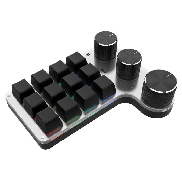 12 Keys Mini Macro Mechanical Keyboard Gaming Keypad Wired/Bluetooth-compatible
12 Keys Mini Macro Mechanical Keyboard Gaming Keypad Wired/Bluetooth-compatible