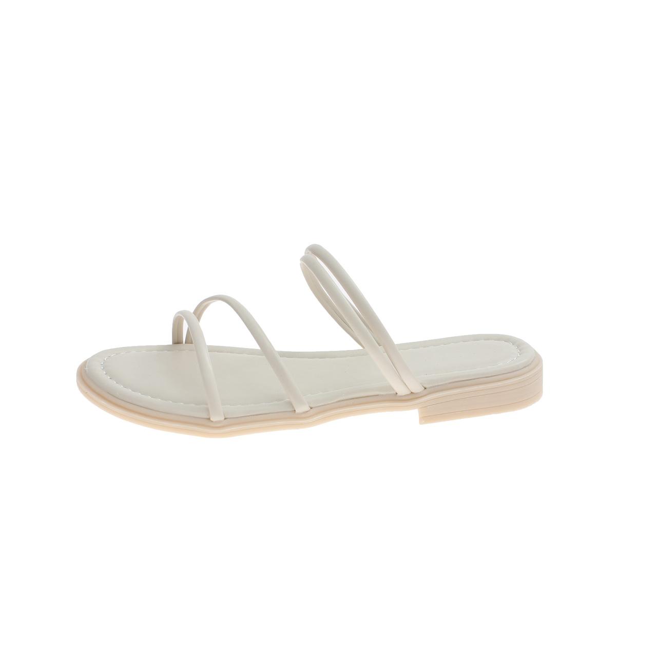 Flat Sandals Soft Bottom One Strap Rome Shoes 35 бежевий
Flat Sandals Soft Bottom One Strap Rome Shoes 35 бежевий