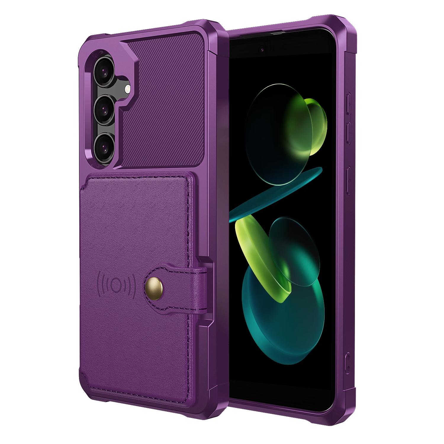 For Samsung Galaxy A56 5G Case with Card Holder PU Leather+TPU Phone Back Cover Purple
For Samsung Galaxy A56 5G Case with Card Holder PU Leather+TPU Phone Back Cover Purple