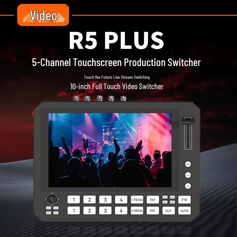 JiaShiYing R5PLUS 10-inch Touchscreen Director Switcher Console
JiaShiYing R5PLUS 10-inch Touchscreen Director Switcher Console