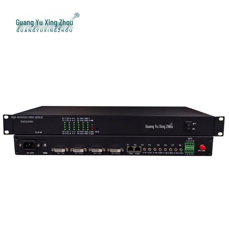 GY-DVI20S HD DVI Fiber Optic Transceiver
GY-DVI20S HD DVI Fiber Optic Transceiver