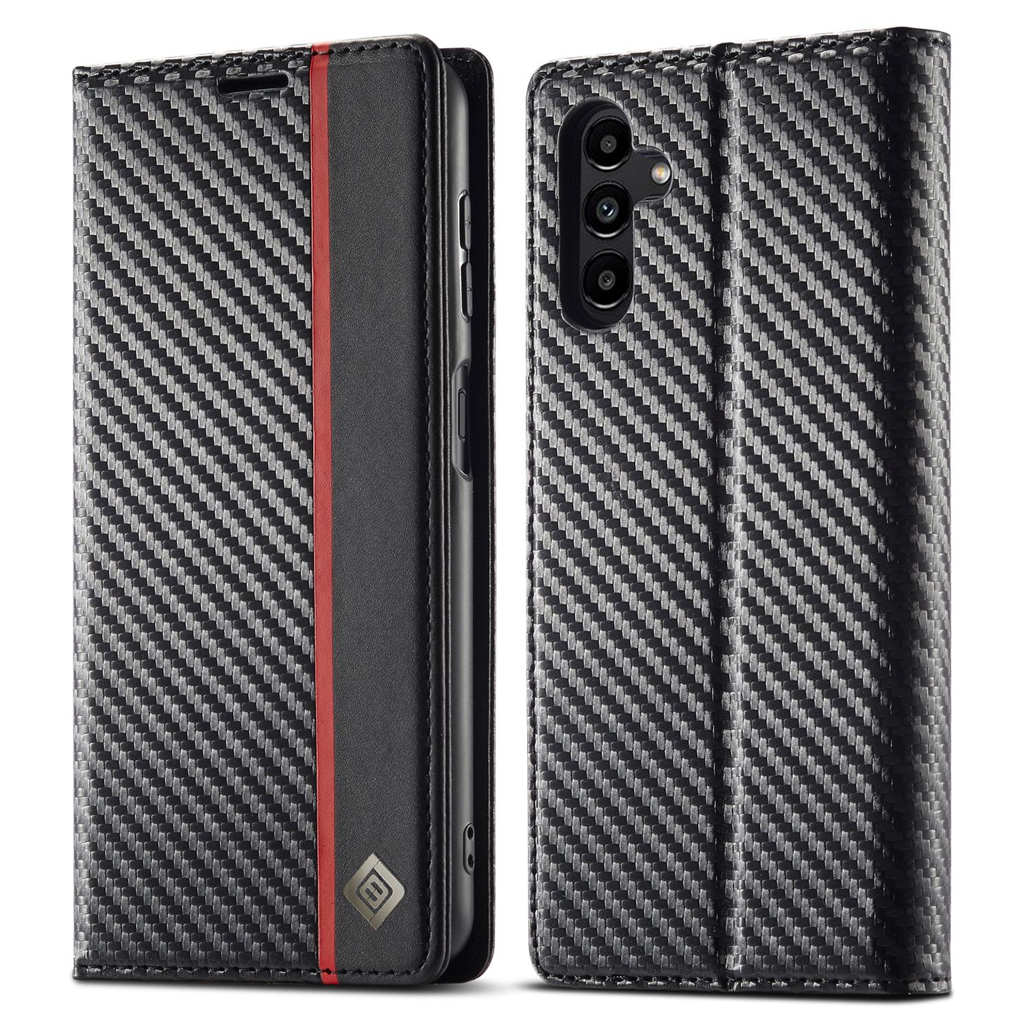 LC.IMEEKE for Samsung Galaxy A14 4G/5G Carbon Fiber Texture Anti-drop Phone Case Leather Wallet Stand Phone Cover Vertical Stripe
LC.IMEEKE for Samsung Galaxy A14 4G/5G Carbon Fiber Texture Anti-drop Phone Case Leather Wallet Stand Phone Cover Vertical Stripe