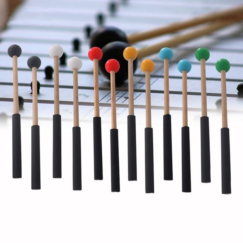 1Pair Rubber Marimba Mallet Solid wood Keyboard Drum Professional Xylophone Hammers чорний
1Pair Rubber Marimba Mallet Solid wood Keyboard Drum Professional Xylophone Hammers чорний