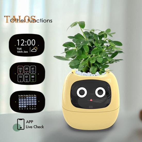 Розумний квітковий горщик із Expressions AI Smart Planter Robot Virtual Pet Розумний квітковий горщик із 7 датчиками Відображення температури для садівництва в приміщенні Фіолетовий
Розумний квітковий горщик із Expressions AI Smart Planter Robot Virtual Pet Розумний квітковий горщик із 7 датчиками Відображення температури для садівництва в приміщенні Фіолетовий