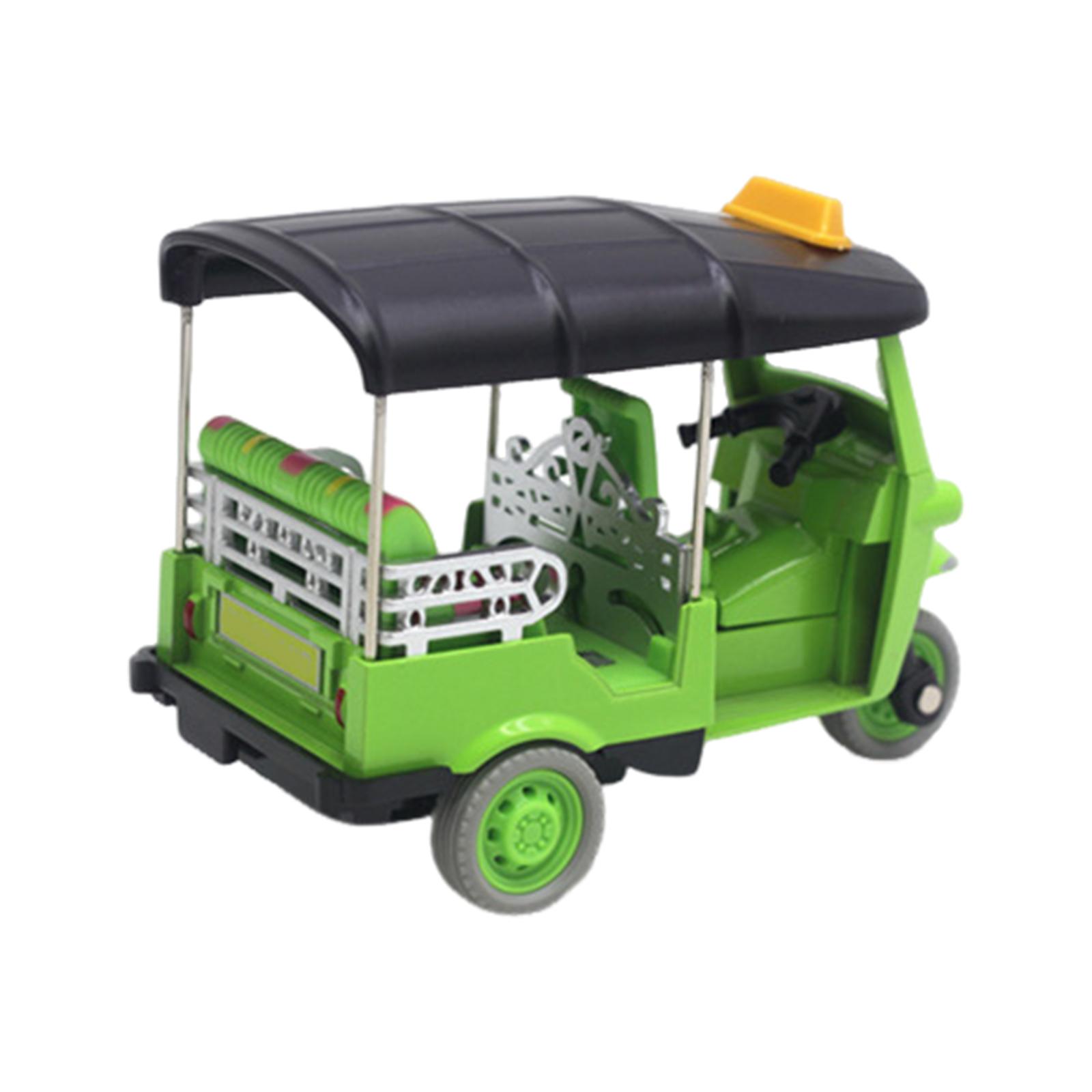 Тайская модель трехколесного велосипеда, игрушечная модель тук-тука из сплава для детей и коллекционеров в ярком цвете с конструкцией из сплава зелёный
Тайская модель трехколесного велосипеда, игрушечная модель тук-тука из сплава для детей и коллекционеров в ярком цвете с конструкцией из сплава зелёный