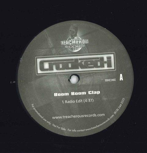 12inch Record CROOKED I Boom Boom Clap NONE TREACHEROUS 2005 US Rap HipHopRB Used
12inch Record CROOKED I Boom Boom Clap NONE TREACHEROUS 2005 US Rap HipHopRB Used