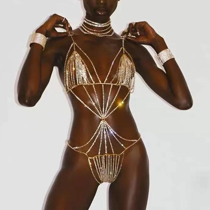 New Accessories, Exaggerated Rhinestone Body Chain, Diamond Bra And Underwear Integrated Chain Set, Nightclub Flash Diamond Clothing. золотой
New Accessories, Exaggerated Rhinestone Body Chain, Diamond Bra And Underwear Integrated Chain Set, Nightclub Flash Diamond Clothing. золотой
