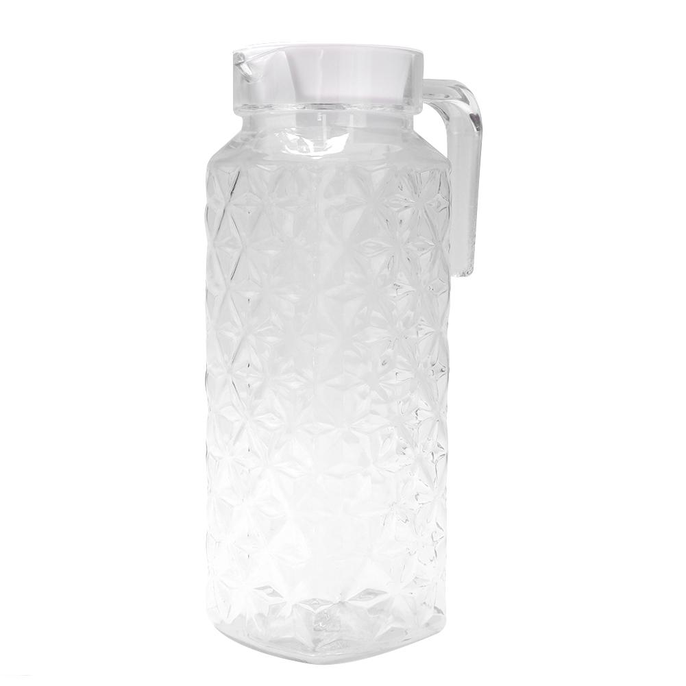 Household Acrylic Diamond Pattern Juice Pot Bottle Beverage Pot Kettle Kitchen UtensilsTransparent прозорий
Household Acrylic Diamond Pattern Juice Pot Bottle Beverage Pot Kettle Kitchen UtensilsTransparent прозорий