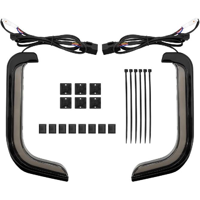HDBUBALUS Motorcycle Lower Grills Leg Fairing Light LED Turn Signal Running Light Fit For Harley Touring Street Glide Road Glide Electra Glide FLHTK Black Housing
HDBUBALUS Motorcycle Lower Grills Leg Fairing Light LED Turn Signal Running Light Fit For Harley Touring Street Glide Road Glide Electra Glide FLHTK Black Housing