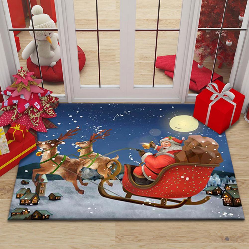 Merry Santa Holiday Design Doormat Durable Foot Mat for Festive Home Decor Hall Kitchen Living Room Bedroom Entry Mat 40x60cm
Merry Santa Holiday Design Doormat Durable Foot Mat for Festive Home Decor Hall Kitchen Living Room Bedroom Entry Mat 40x60cm