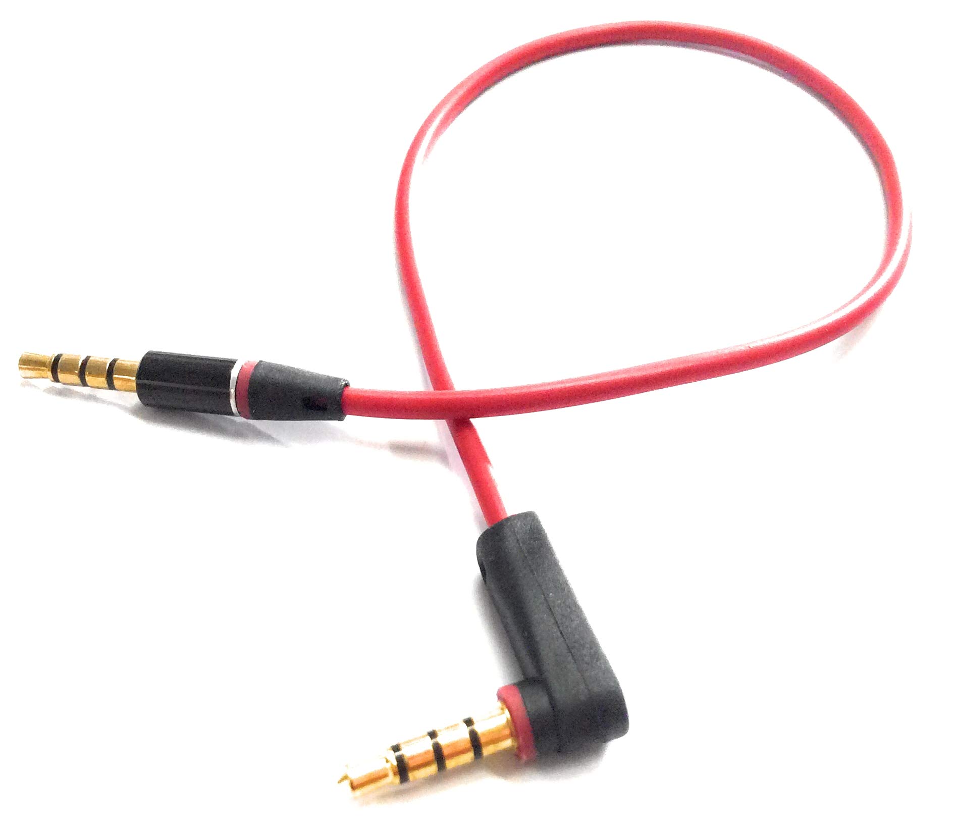 Audiophile audio cable male one side gold plated 30cm Red 3.5mm 4-pole L-shaped approx. (including terminal)
Audiophile audio cable male one side gold plated 30cm Red 3.5mm 4-pole L-shaped approx. (including terminal)