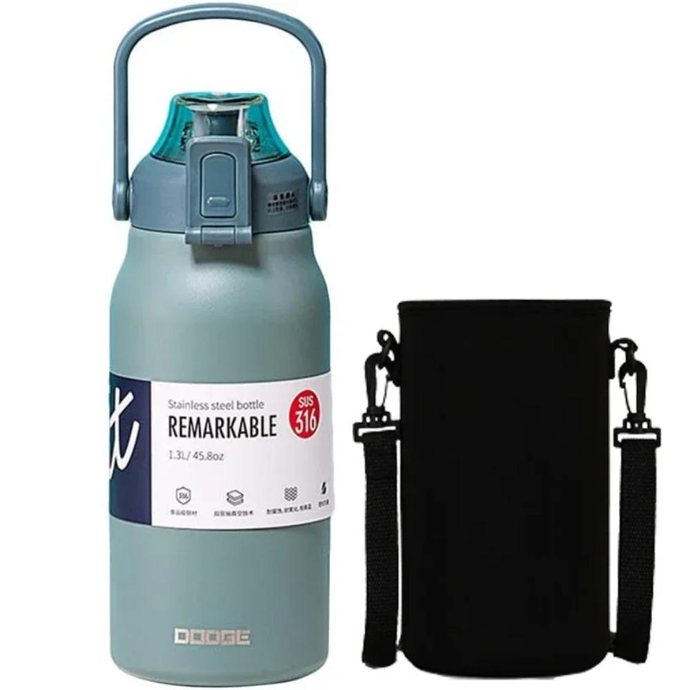 DODGE Large Capacity Stainless Steel Thermos Water Bottle Tumbler Outdoor Sport Vacuum Flask Thermal Mug Travel Insulated Cup 1300ml
DODGE Large Capacity Stainless Steel Thermos Water Bottle Tumbler Outdoor Sport Vacuum Flask Thermal Mug Travel Insulated Cup 1300ml