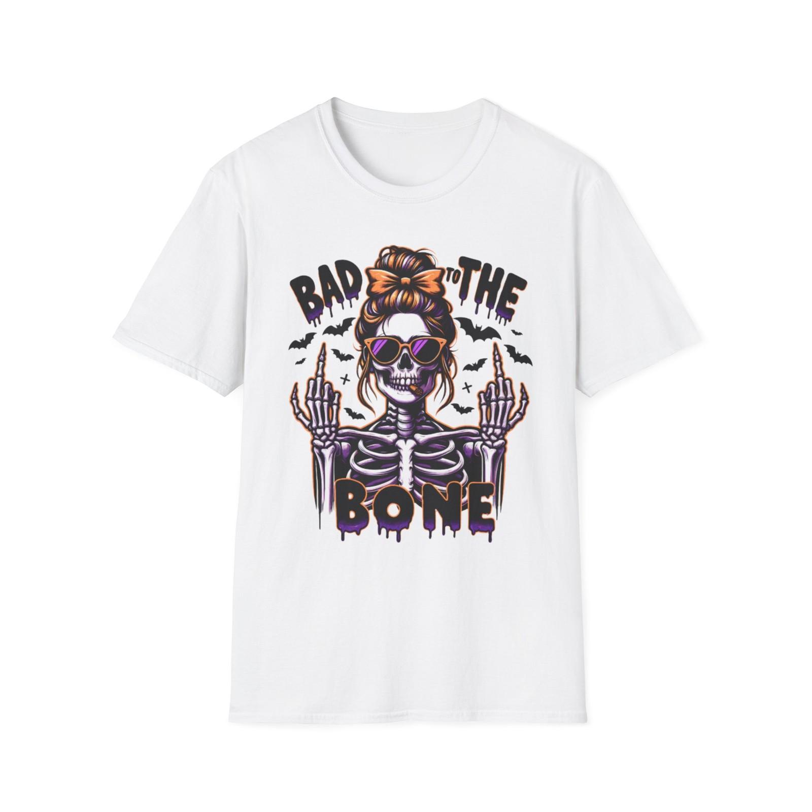 Skeleton Mom Halloween Tee, Spooky Bad to the Bone Shirt, Unisex Softstyle Top 5XL різнокольоровий
Skeleton Mom Halloween Tee, Spooky Bad to the Bone Shirt, Unisex Softstyle Top 5XL різнокольоровий