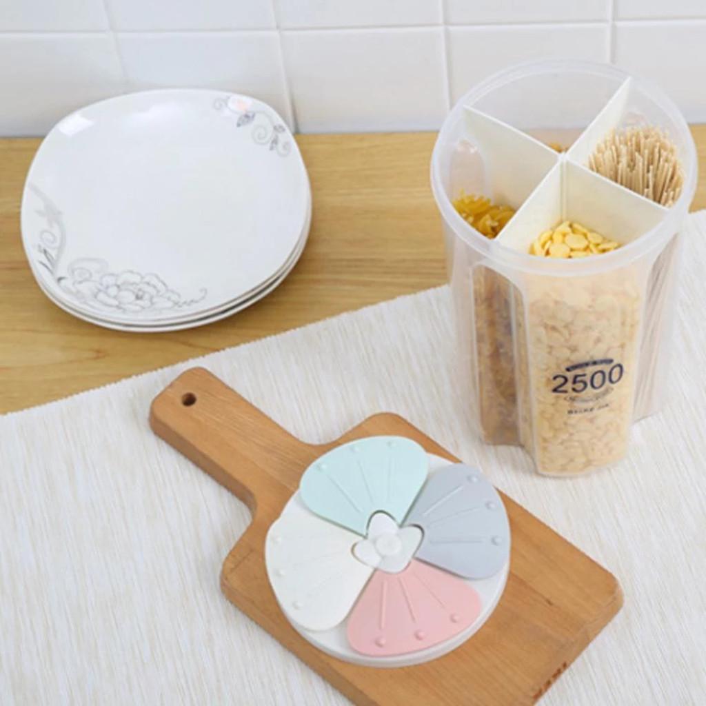 Прозрачный пластиковый контейнер для хранения сухих сухих продуктов питания 4 grids
Прозрачный пластиковый контейнер для хранения сухих сухих продуктов питания 4 grids