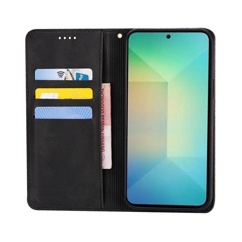 Чохол-гаманець для Samsung Galaxy S24+ зі штучної шкіри з текстурою теляти та прихованою магнітною застібкою Rose Gold
Чохол-гаманець для Samsung Galaxy S24+ зі штучної шкіри з текстурою теляти та прихованою магнітною застібкою Rose Gold