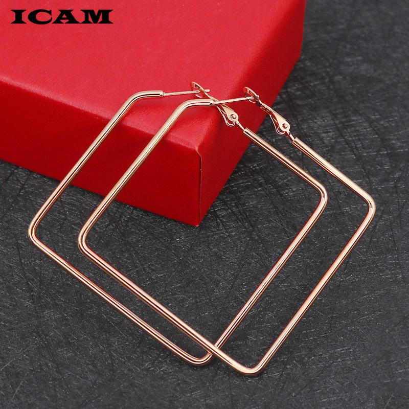 Punk Hyperbole Big Square Circle Hoop Earrings for Women 2018 Fashion Jewelry Boho Simple Earrings Pendientes Яскраво-рожевий
Punk Hyperbole Big Square Circle Hoop Earrings for Women 2018 Fashion Jewelry Boho Simple Earrings Pendientes Яскраво-рожевий