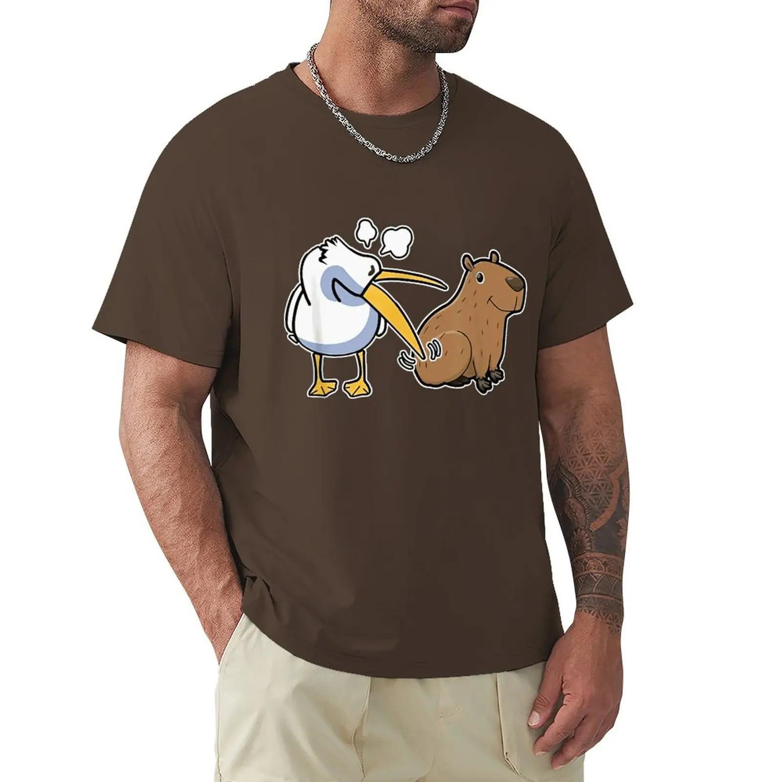 Pelican Tries To Eat Capybara Funny Kawaii Meme With Animals T Shirt Harajuku Short Sleeve T-shirt Cotton Graphics Tshirt Tops XXXXXL
Pelican Tries To Eat Capybara Funny Kawaii Meme With Animals T Shirt Harajuku Short Sleeve T-shirt Cotton Graphics Tshirt Tops XXXXXL