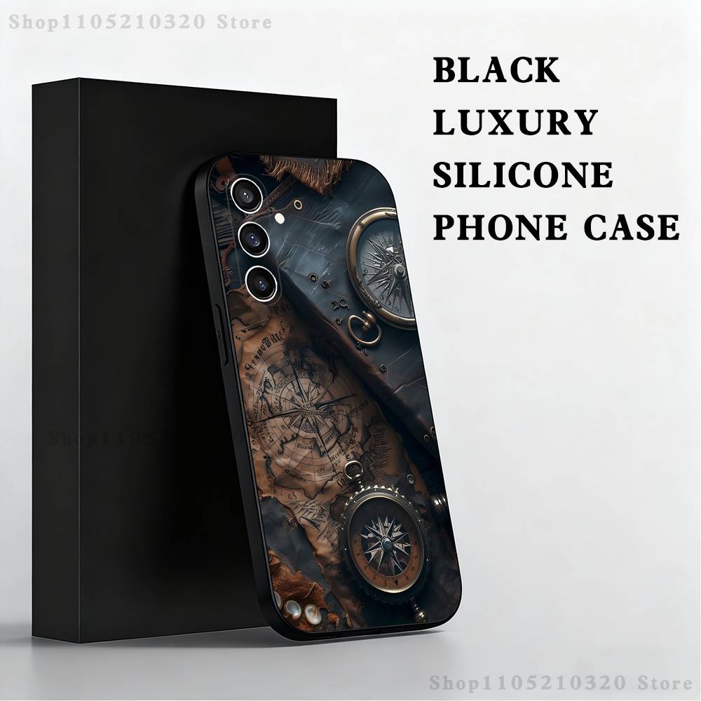Compass Phone Case For Samsung S25,S24,S21,S22,S23,S30,Ultra,S20,Plus,Fe,Lite,Note,10 Black Soft Shell SamsungA21S
Compass Phone Case For Samsung S25,S24,S21,S22,S23,S30,Ultra,S20,Plus,Fe,Lite,Note,10 Black Soft Shell SamsungA21S