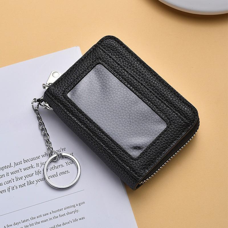 Multi Slot Card Holder Vintage Small Wallet Women Men Business Bank Credit Card Bag Male Coin Pouch Solid Leather Zipper Wallet
Multi Slot Card Holder Vintage Small Wallet Women Men Business Bank Credit Card Bag Male Coin Pouch Solid Leather Zipper Wallet