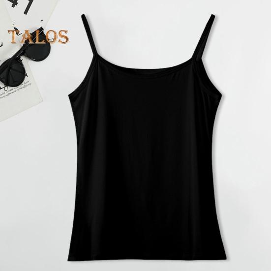 Summer Sling Vest Low Cut Sleeveless Slim Fit Tops Women Solid Color Sleeveless T-shirt Bottoming Camisole
Summer Sling Vest Low Cut Sleeveless Slim Fit Tops Women Solid Color Sleeveless T-shirt Bottoming Camisole