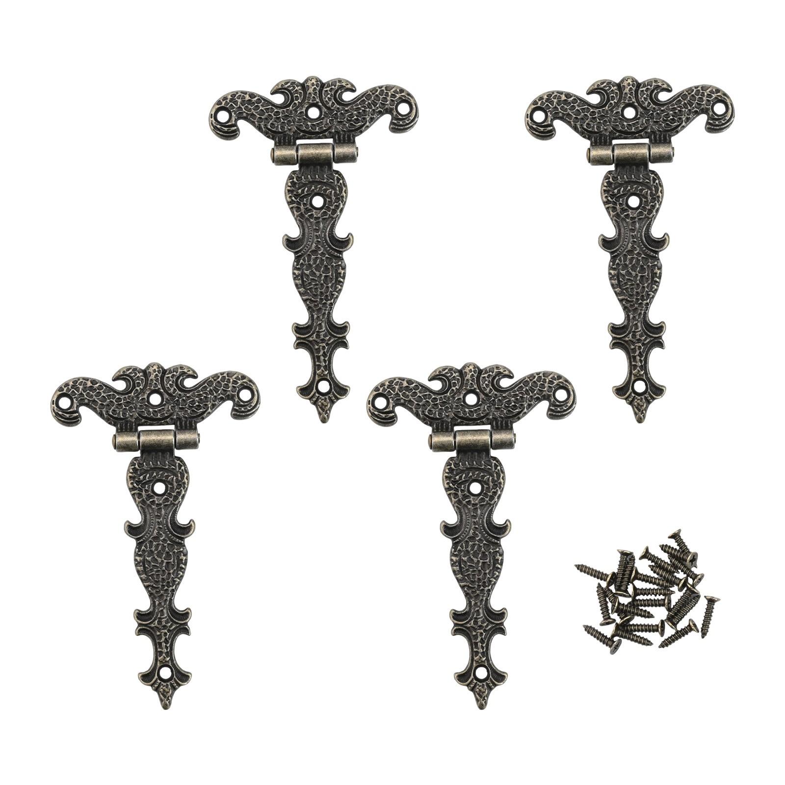 4PCS Zinc Alloy T Hinges for Cabinets Jewelry Boxes and Wood Applications бронзовий
4PCS Zinc Alloy T Hinges for Cabinets Jewelry Boxes and Wood Applications бронзовий