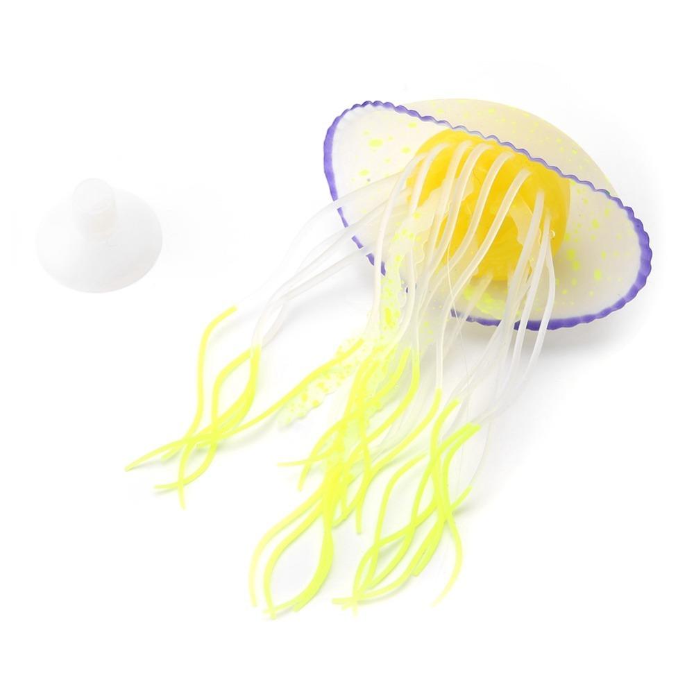 Silicone Aquarium Jellyfish Decoration Fluorescent Effect Glowing Simulation Jellyfish Suction Cup Soft Texture жовтий
Silicone Aquarium Jellyfish Decoration Fluorescent Effect Glowing Simulation Jellyfish Suction Cup Soft Texture жовтий