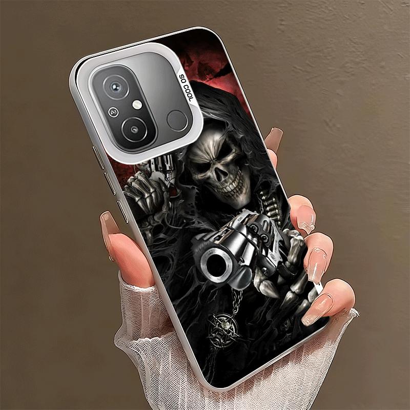 Reaper Skull Skeleton Gun Soft Phone Case for Xiaomi Redmi 15C 15 14C 13C 12C Poco X5 X6 X7 Pro X3 F8 F7 Ultra M8 13 12 Cover Ba Xiaomi Redmi 10C
Reaper Skull Skeleton Gun Soft Phone Case for Xiaomi Redmi 15C 15 14C 13C 12C Poco X5 X6 X7 Pro X3 F8 F7 Ultra M8 13 12 Cover Ba Xiaomi Redmi 10C