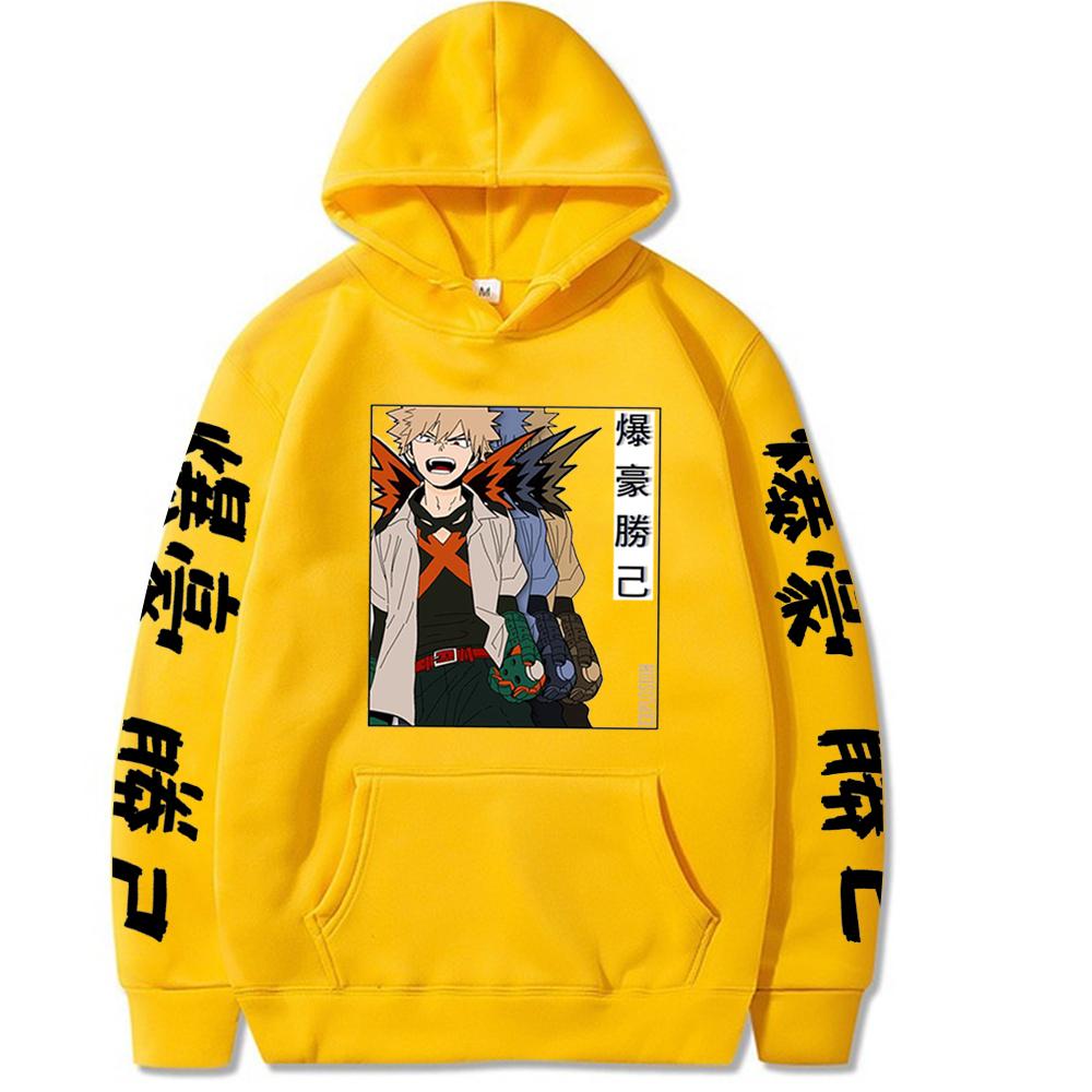 Bakugou Katsuki Принт с капюшоном Аниме My Hero Academia Толстовка Мужская Женская Одежда Повседневная Свободная Уличная Одежда Harajuku Мужская Толстовка 4XL
Bakugou Katsuki Принт с капюшоном Аниме My Hero Academia Толстовка Мужская Женская Одежда Повседневная Свободная Уличная Одежда Harajuku Мужская Толстовка 4XL