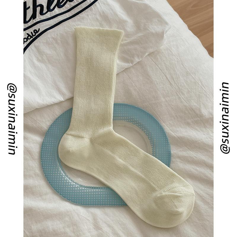 Spring and summer medium tube socks women s thin mulberry silk confinement socks solid color breathable sweat-absorbing boneless stacking socks One size fits all світло-зелений колір
Spring and summer medium tube socks women s thin mulberry silk confinement socks solid color breathable sweat-absorbing boneless stacking socks One size fits all світло-зелений колір