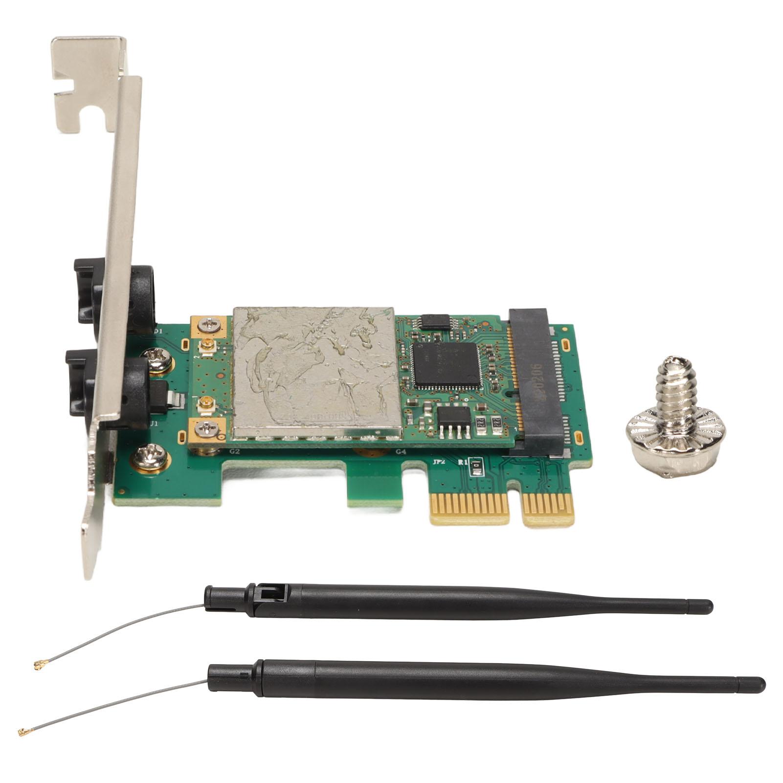 512AN MMW 300Mbps 2.4GHz 5.0GHz Mini PCIE Wireless WLAN Card Plug and Play PCIE to Mini PCIE
512AN MMW 300Mbps 2.4GHz 5.0GHz Mini PCIE Wireless WLAN Card Plug and Play PCIE to Mini PCIE