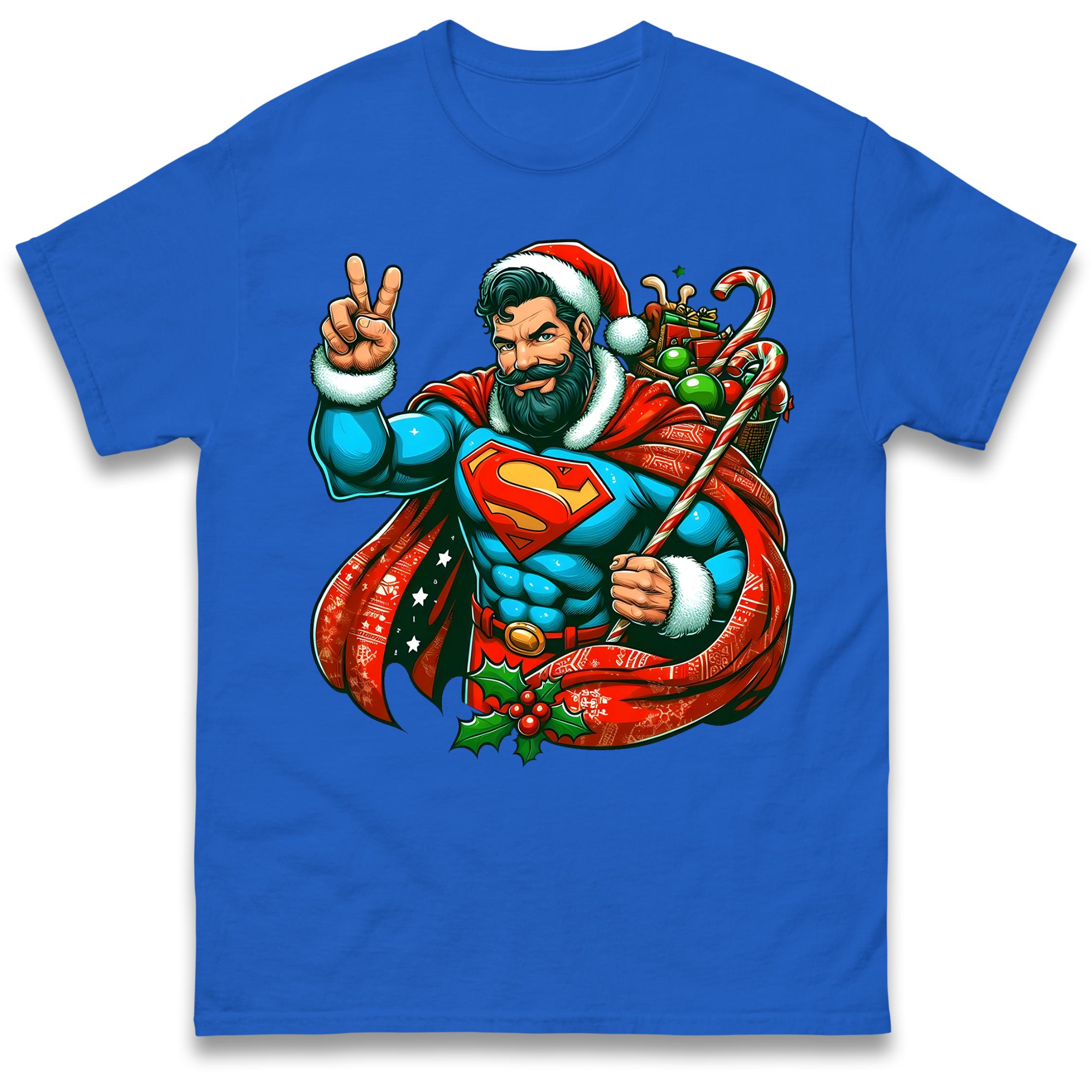 Superman Santa T-Shirt Tshirt Mens Womens Tops Unisex Tees 100% Cotton M
Superman Santa T-Shirt Tshirt Mens Womens Tops Unisex Tees 100% Cotton M
