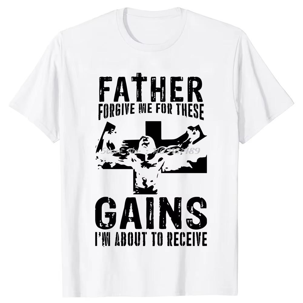 Funny Gym Shirts Father Forgive Me for These Gains-Funny Gym Motivational T Shirt Reps for Jesus Jesus Is My Spotter Fitness XXXXXL білий
Funny Gym Shirts Father Forgive Me for These Gains-Funny Gym Motivational T Shirt Reps for Jesus Jesus Is My Spotter Fitness XXXXXL білий