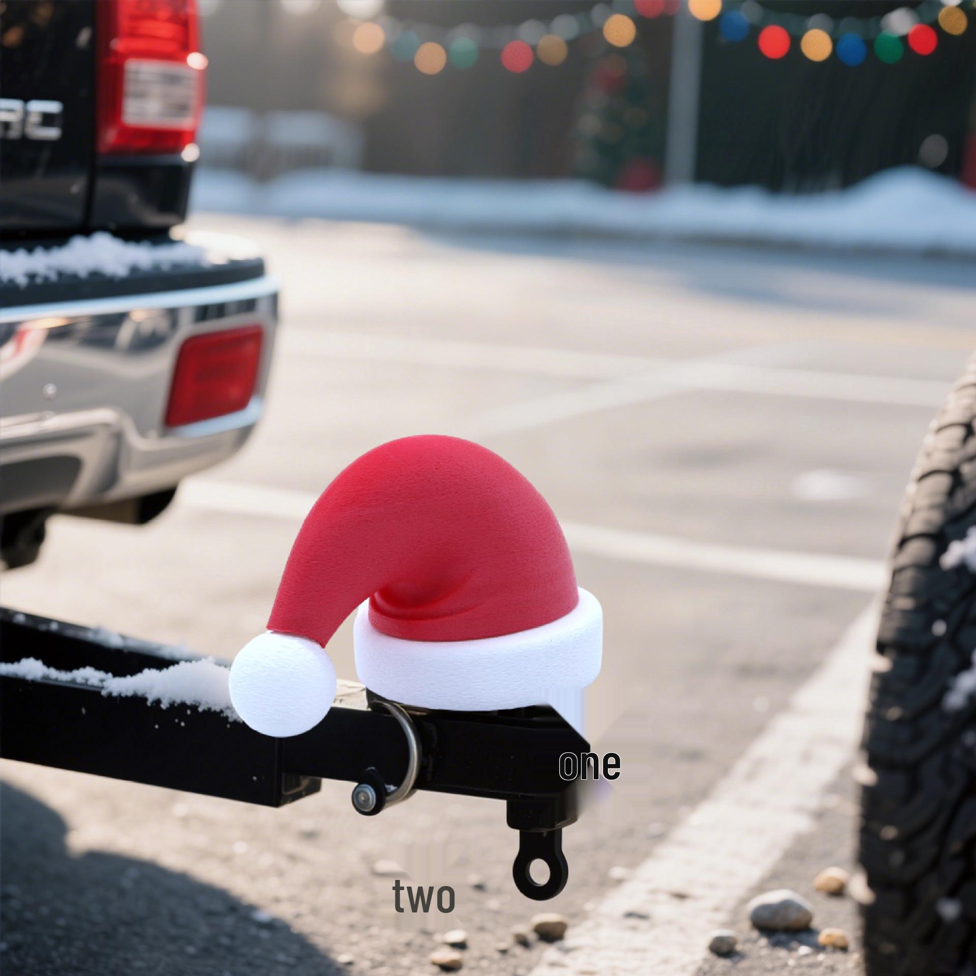 Christmas Cap Trailer Hitch Cover with Pendant
Christmas Cap Trailer Hitch Cover with Pendant