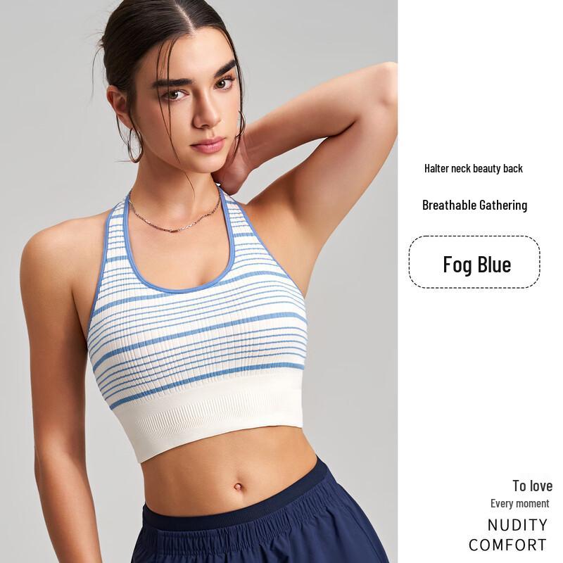 Miling Women s Halter Neck Striped Sports Bra S
Miling Women s Halter Neck Striped Sports Bra S