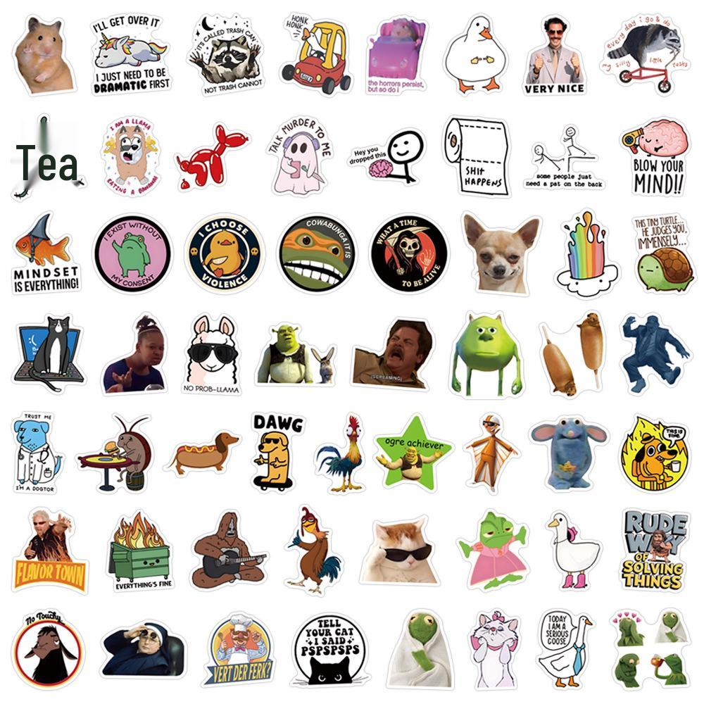 55PCS Cartoon Stickers - Waterproof Humor Decor for Planner, Stationery, Water Bottle, Laptop.
55PCS Cartoon Stickers - Waterproof Humor Decor for Planner, Stationery, Water Bottle, Laptop.