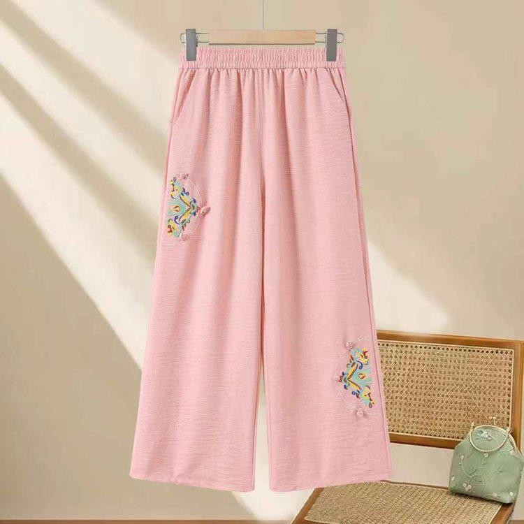 Chic Casual Women s Loose Embroidered Wide-Leg Pants for Spring/Summer 3XL (suggested 60-68 kg) рожевий
Chic Casual Women s Loose Embroidered Wide-Leg Pants for Spring/Summer 3XL (suggested 60-68 kg) рожевий