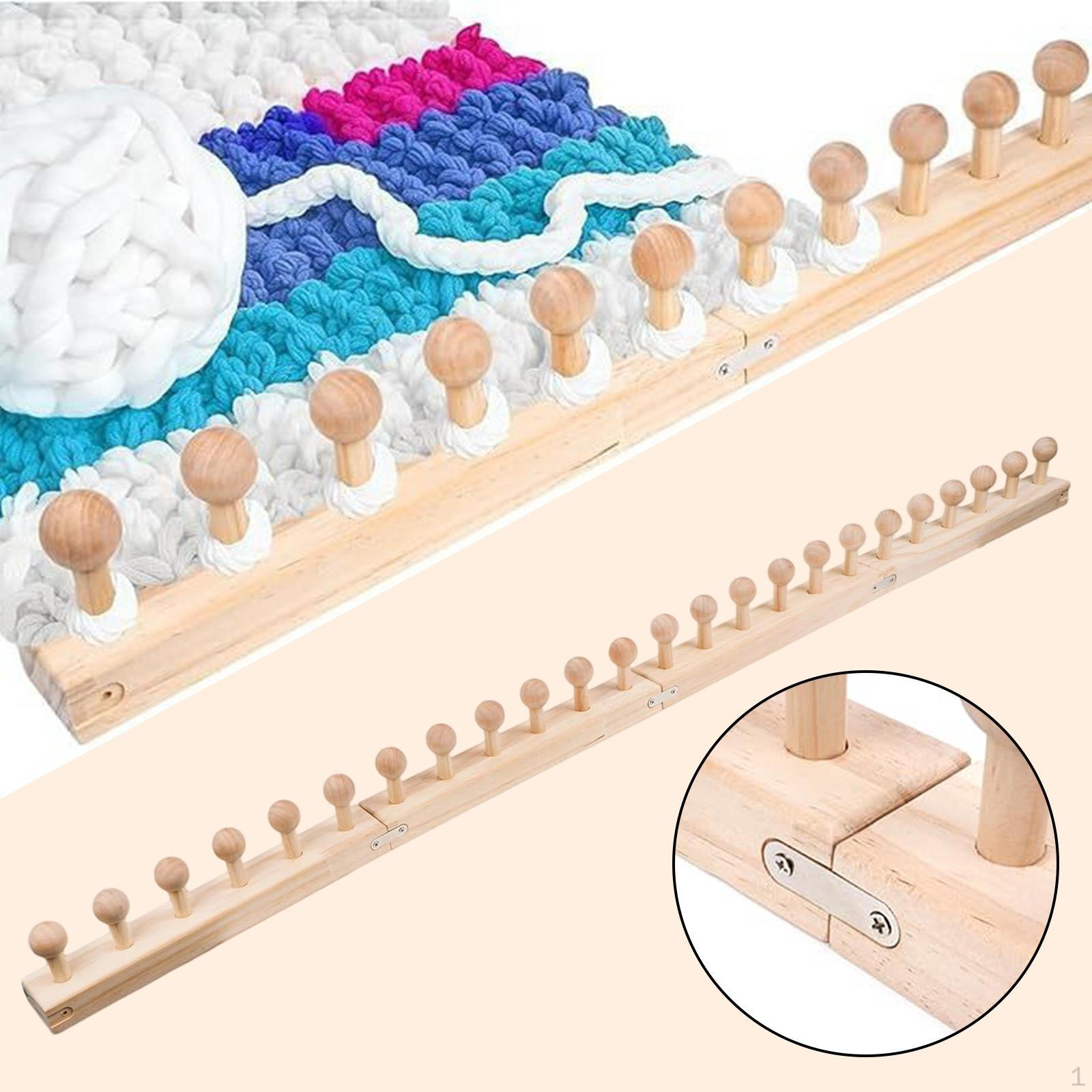 Chunky Knitting Blanket Looms Wooden Ornament Hand Knit Board Screwdriver Sturdy Women
Chunky Knitting Blanket Looms Wooden Ornament Hand Knit Board Screwdriver Sturdy Women