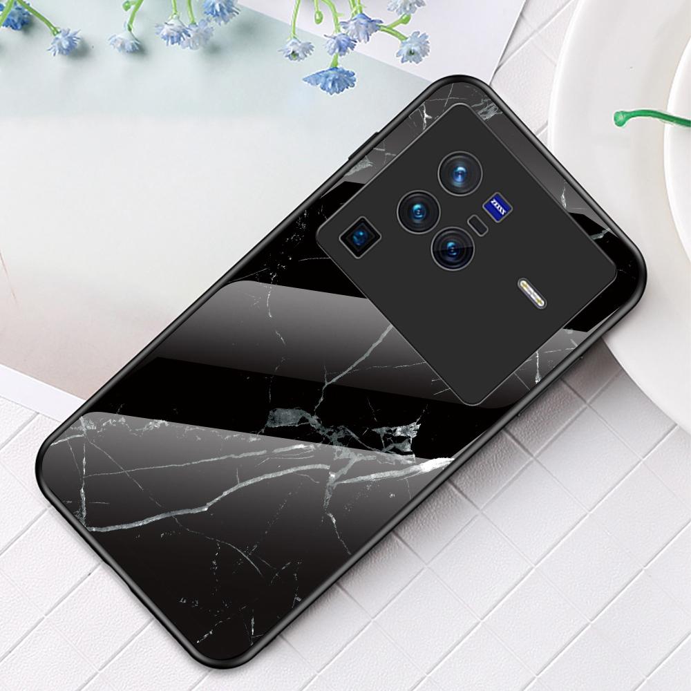 For vivo X80 Pro Drop-proof Tempered Glass+PC+TPU Marble Pattern Phone Cover Case Black Marble
For vivo X80 Pro Drop-proof Tempered Glass+PC+TPU Marble Pattern Phone Cover Case Black Marble